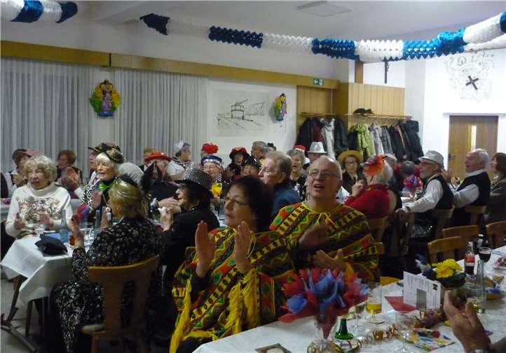 Heitere Stimmung herrschte auf der Karnevalsveranstaltung. Privat