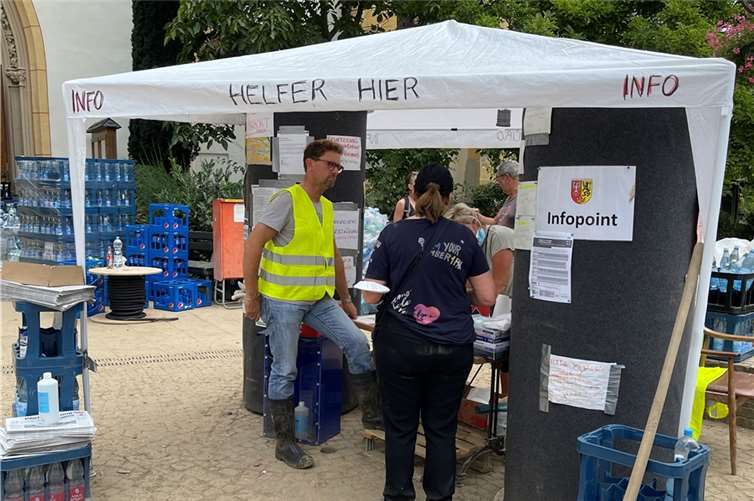 Helfereinsatz in Ahrweiler vom Wochenende.Fotos: Kreisverwaltung