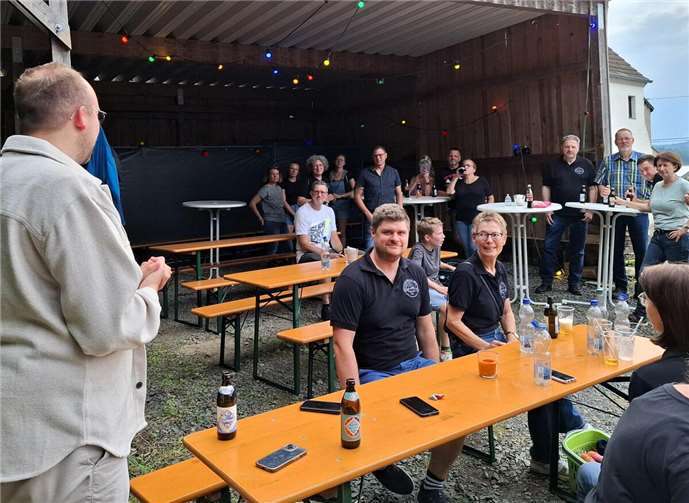 Helfergrillen des Dorfvereins Glockscheid-Wüscheid.Foto: Julia Fröder