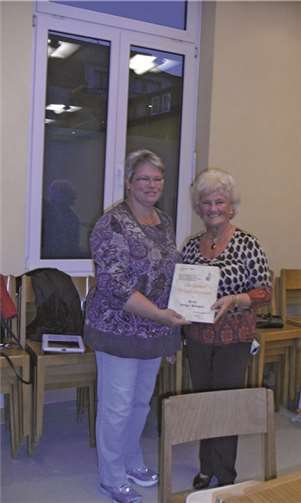 Helga Pünger wurde für 60 Jahre Mitgliedschaft geehrt.privat