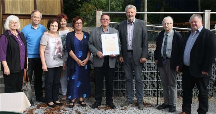Helma Roberts, Andreas Metzing, Waltraud Marquet, Christa Brett, Maria Ehrenstein, Werner Ehrenstein, Heribert Heinrich. Hans Heinrich, Otto Weigand v.l..