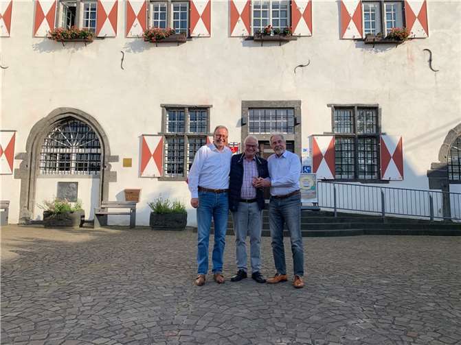Helmut Muthers, Bruno Hoppen, Dr. Hans Georg Faust  Foto: Christoph Kolab