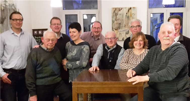 Hendrik Hoeber (v.l.n.r.), Johannes Manns , Christoph Menzenbach , Jutta Rumi , Patrick Simmer, Werner Hammes, Ulrich Adams , Ulrike Jonas-Syri, Gustav Gehrmann , Oliver Hartmann.privat