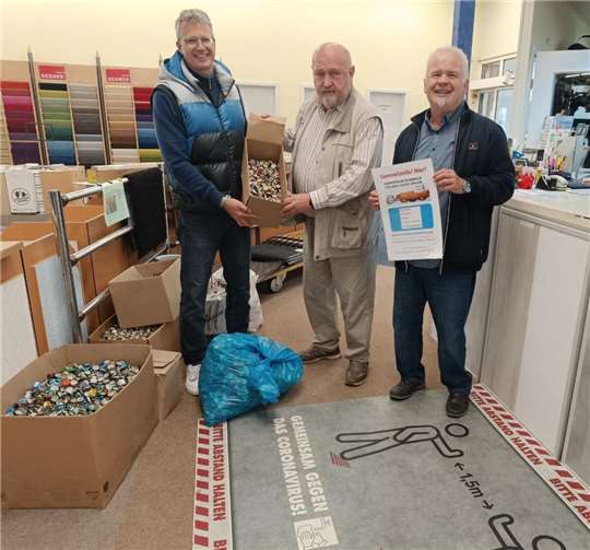 Henning Wirges, Günter Schöneberg und Ferhat Cato (v.l.n.r.).Foto: Ferhat Cato