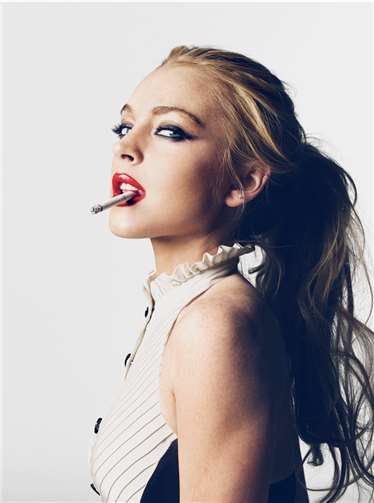 Herausfordernd und schön: Lindsay Lohan, aufgenommen in New York 2007. Foto: Bryan Adams