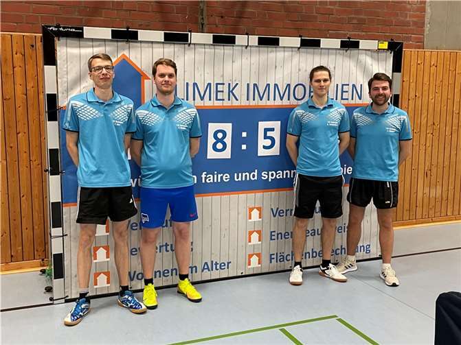 Herausragende Leistung von Tobias Dörr, Peer Stobbe, Daniel Jacquemien und Lars Stelzer (v.l.).  Foto: TTF