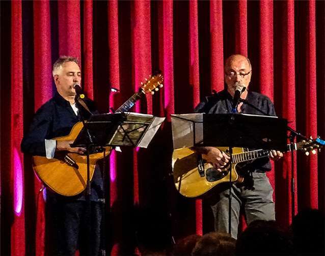 Herbert Anheier und Hans Baulig boten ein buntes musikalisches Programm. privat