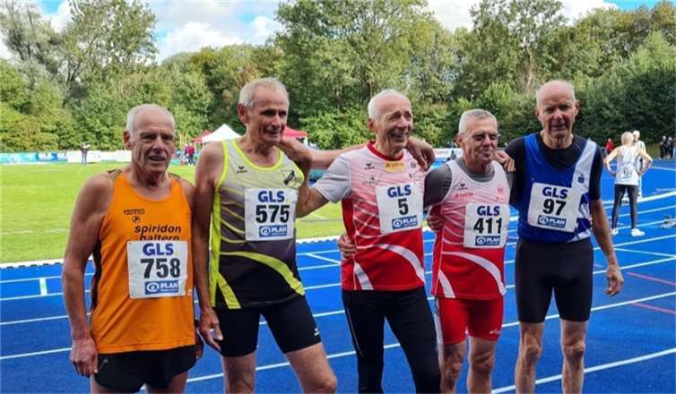 Herbert Brück, 4. Platz 400 m DM in Erding.  Fotos: privat