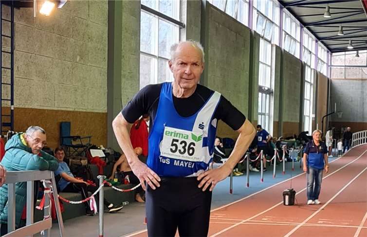 Herbert Brück – 60 m und 200 m in der Halle in Ludwigshafen.