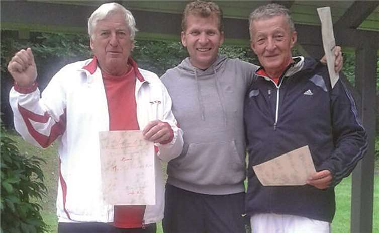 Herbert Fiebig, Sascha Hecken und Oswald Rüddel (v. l.). privat