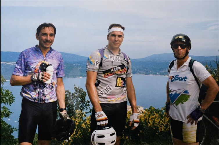 Herbert, Jürgen und Reinhold am Lac de Verdon, 1992