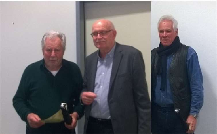 Herbert Parsch (li.) und Karl-Emil Hofmann (re.): Seit 40 Jahren treue Mitglieder beim AC Mallendar.