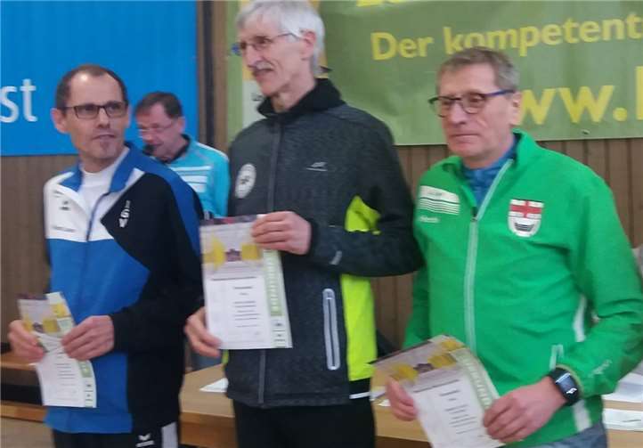 Herbi Goeth auf dem Siegerpodest. Foto: privat