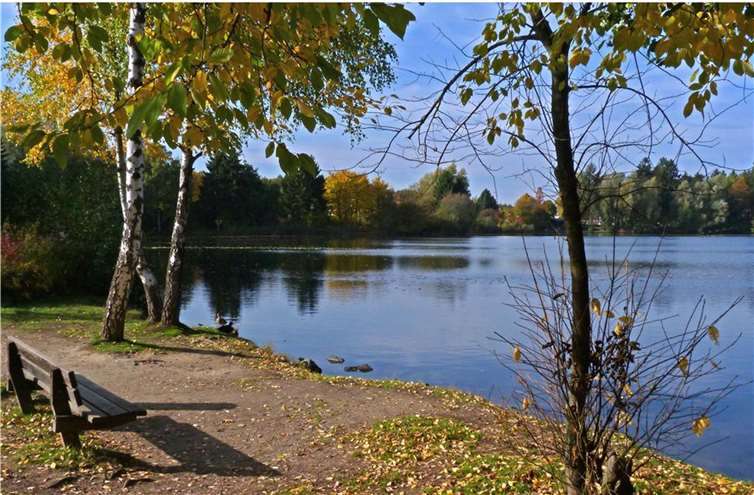 Herbststimmung am Erlenhofsee.Foto: privat