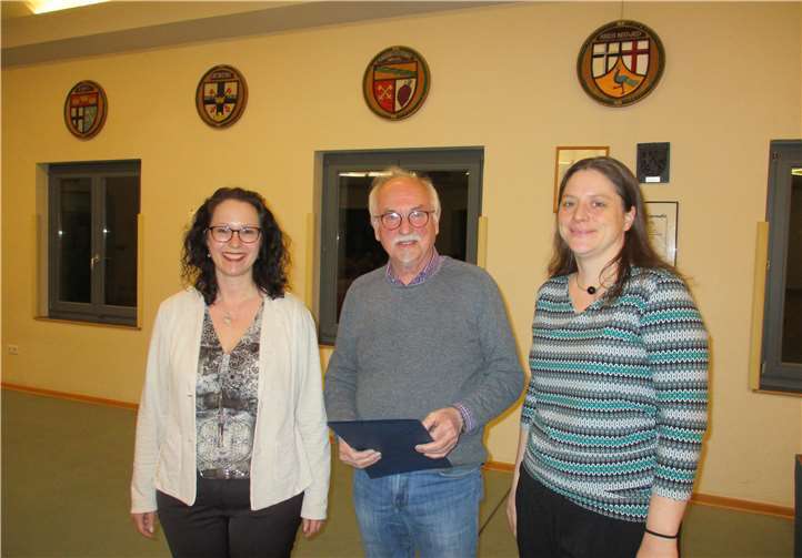 Heribert Siebertz wurde für 40 Jahre Vereinszugehörigkeit ausgezeichnet.