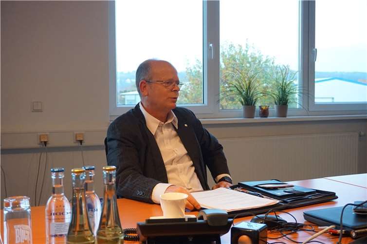 Hermann Krupp hatte kritische Fragen vorbereitet.
