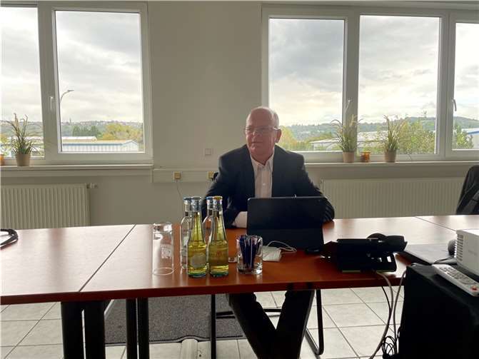 Hermann Krupp verlangte von seinen Gesprächspartnern Rück- als auch Ausblick. 