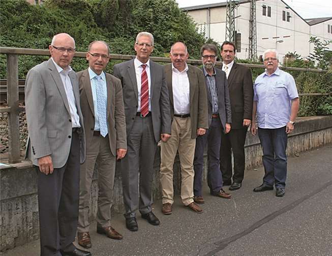 Hermann Winter, Georg Hollmann, Jürgen Konz, Rolf Papen, Gunter Fröhlich, Thomas Przybylla und Gerd Heim (v.l.n.r.). privat