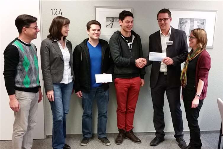 Herr Müller, Frau Koch, Dennis Hoffmann, Martin Boosfeld, Herr Fischer, Frau Fisch (v.l.n.r.).Anne Hoffmann