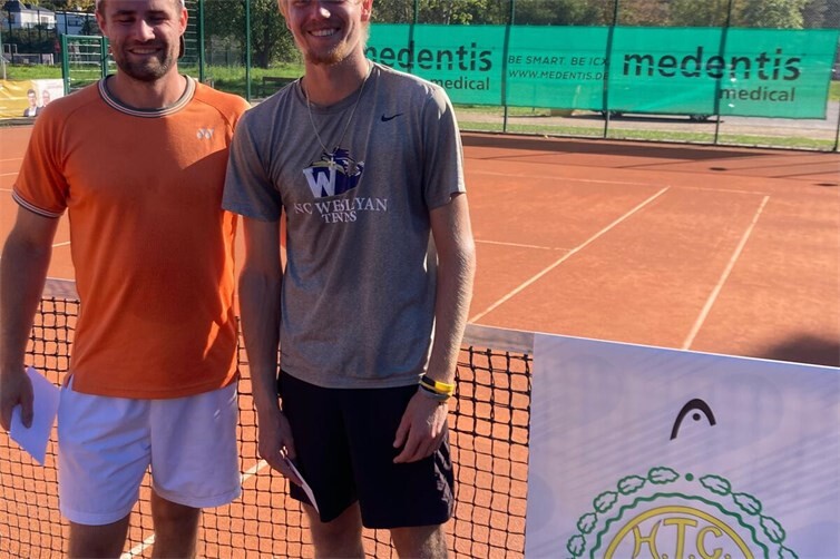 Herren-Einzel: (v. l.) Yannic Köhne und Luca Knese.