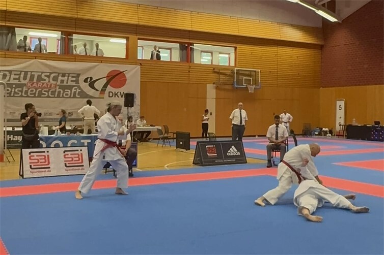 Herren Kata-Team mit Bunkai (Demonstration)