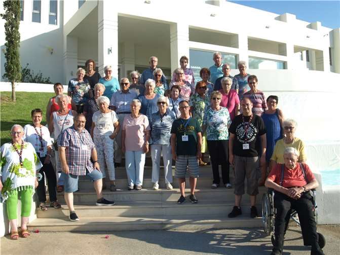 Herrlich sonnige Urlaubstage verbrachten die Senioren auf der Insel Rhodos.Foto: privat