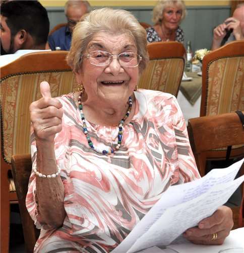 Herta Mürtz hatte Überraschungen dabei.