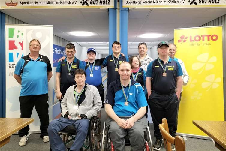 Hervorragende Leistung aller Teilnehmer bei der Landesmeisterschaft in Kegeln-Schere für Menschen mit Behinderung. Foto: privat