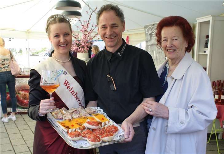 Herzhafte und pikante Canapés waren eine perfekte Ergänzung.