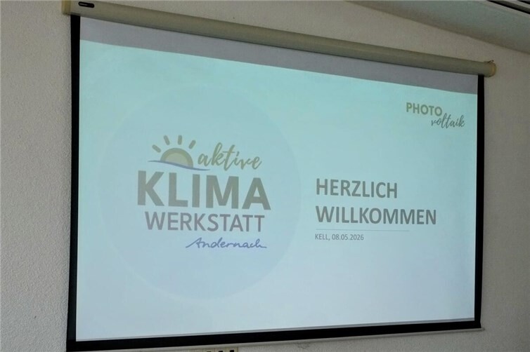 Herzlich Willkommen - Die Klimawerkstatt Andernach vor Ort.