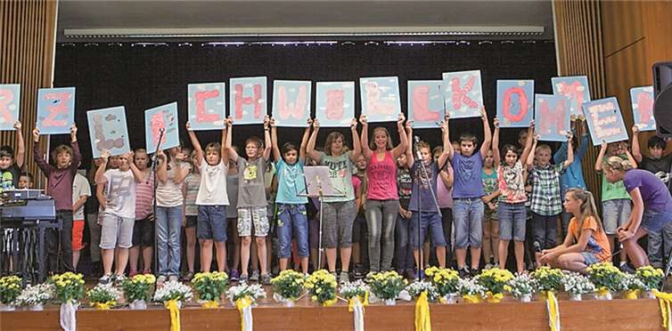 „Herzlich Willkommen“ hieß es bei der Einschulungsfeier für die neuen Fünftklässler der Gesamtschule Rheinbach.