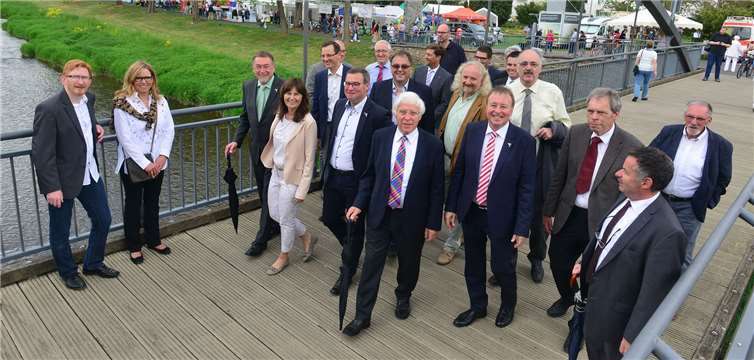 Herzlich willkommen: Die AW-Erlebnismeile entlang der Ahr startete am Sonntagmorgen.Kreisverwaltung