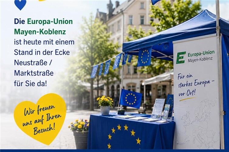 Heute ist Europatag...in Mayen-bei schönstem Wetter