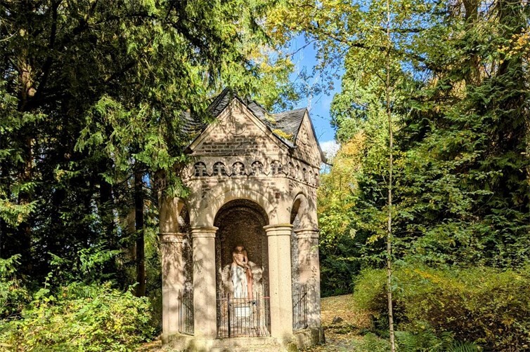 Jahresabschluss-Führung im Bibelgarten Koblenz-Arenberg 