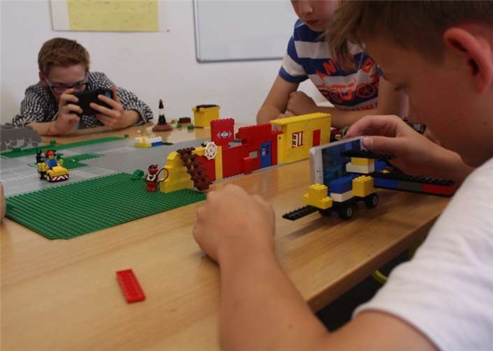 Hier entsteht ein Stop-Motion-Film.