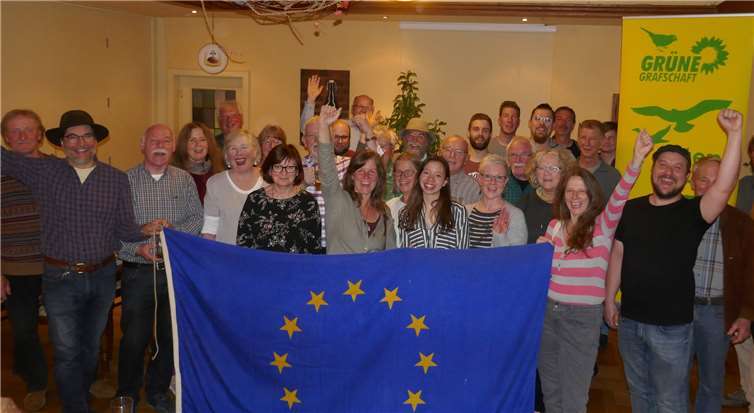 Hier gab es tatsächlich etwas zu feiern, denn die Kommunalwahl war für die Grünen auch im Kreis Ahrweiler ein Erfolg.Foto: privat