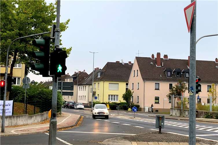 Hier geben demnächst die Bäckerjungen das Zeichen für Fußgänger zum Überqueren der Straße. Foto: privat