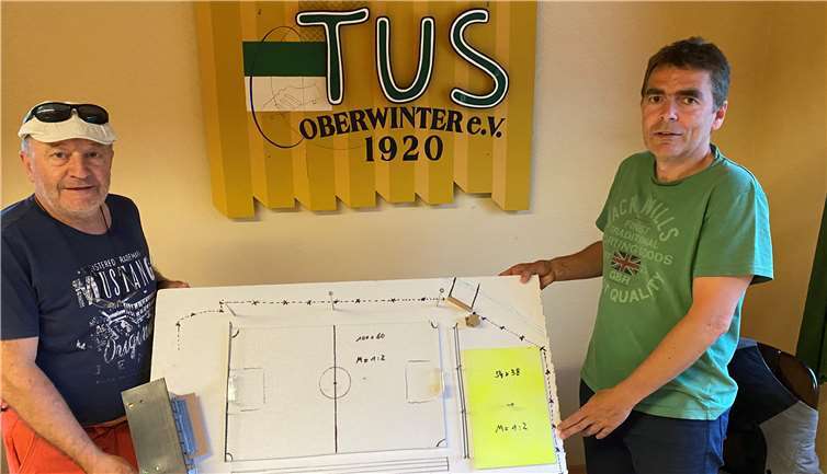 Hier soll das neue Kleinspielfeld entstehen.Quelle: TuS Oberwinter