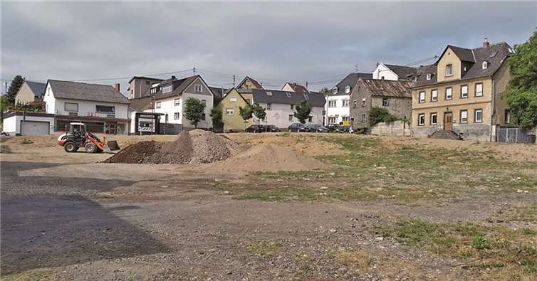 Hier sollte der neue Dorfmittelpunkt entstehen. Ist er in weiter Ferne?