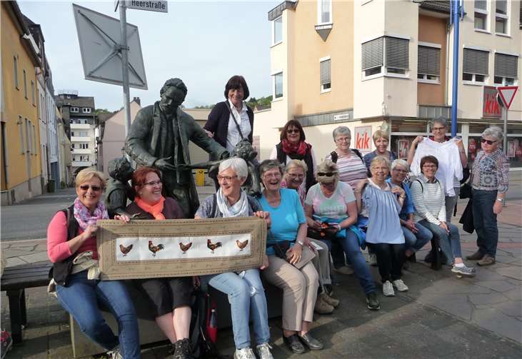 Hier werden die erstandenen Teile des Stadtbummels präsentiert. privat