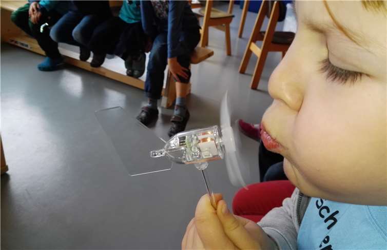 Hier wird Windenergie erzeugt. privat