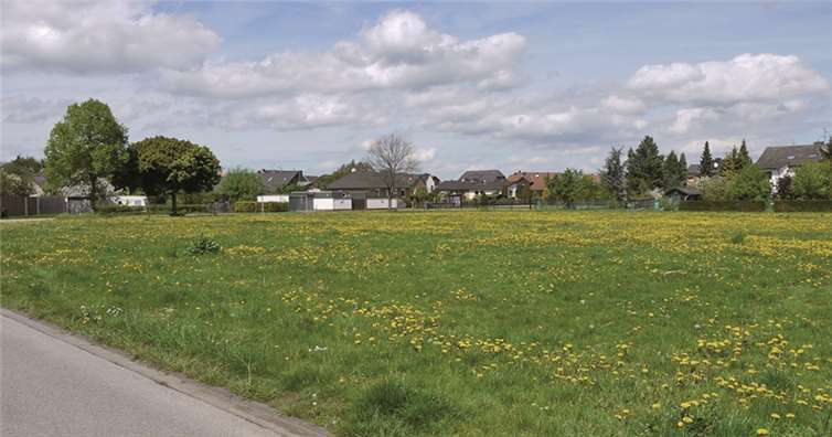 Hier wird die Spiel-, Sport- und Erholungsfläche entstehen. In die Planung flossen Wünsche und Anregungen von Kindern und Jugendlichen aus der Gemeinde ein. privat