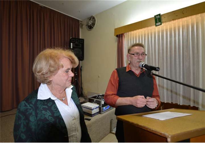 Hilde Weiler und Georg Manthey.