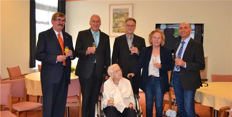 Hildegard Rosenbaum feierte ihren Geburtstag.privat