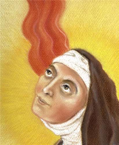 Hildegard, die große Frauengestalt des Mittelalters, war zugleich Theologin, Naturkundlerin, Äbtissin, Ärztin und Dichterin.Foto: privat