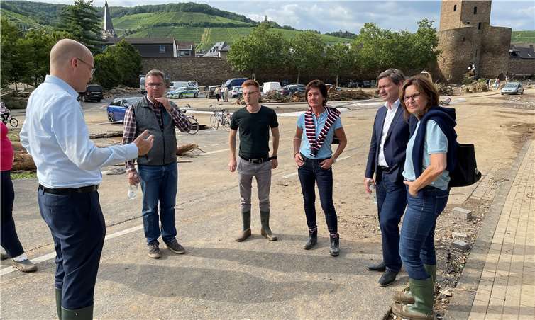 Hilfe des Bundes für das schwer getroffenen Ahrtal.Quelle: Büro von Mechthild Heil MdB