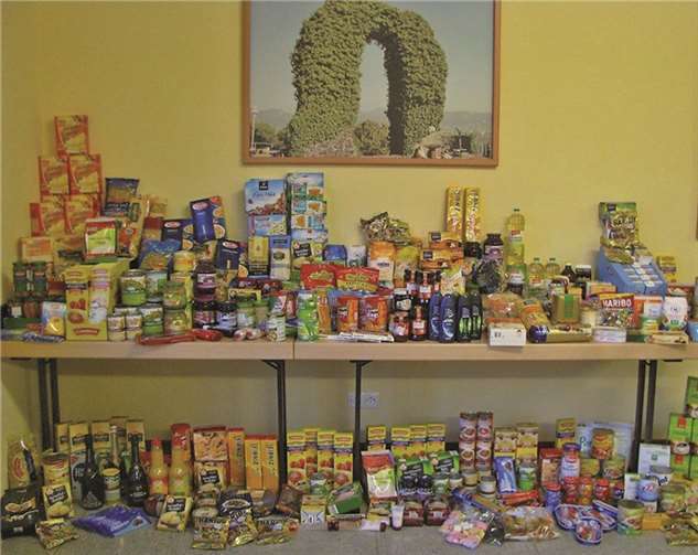 Hilfsbereitschaft unter dem Rolandsbogen - stolz präsentiert der Bürgerverein die Leistung seiner Mitglieder.privat