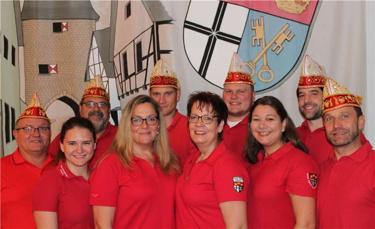 Hinten (von links): Andreas Schwager, Markus Schmitz, Felix Weber, Michael Sieberz. Vorne (von links): Udo Gramenz, Elisabeth Weber, Sandra Schürmann, Martina Schwager, Daniela Simon, Jörg Buchmüller. privat