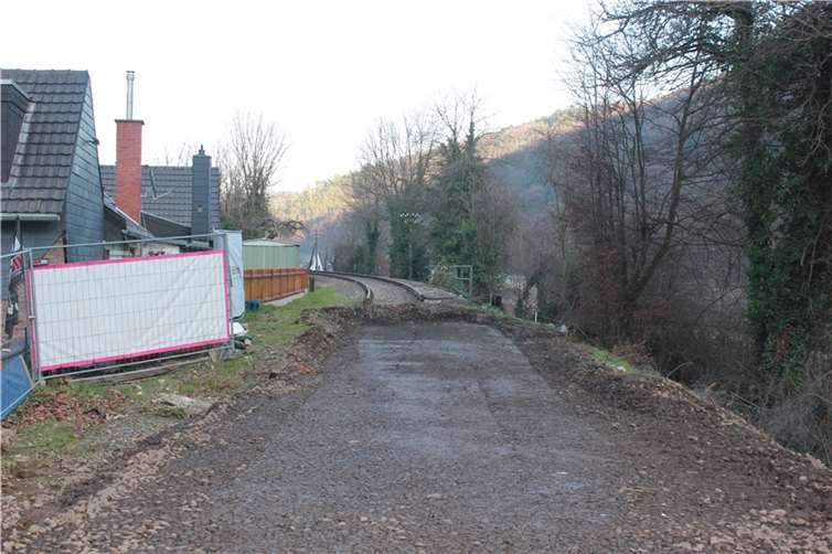 Hinter der Stadtgrenze von Bad Neuenahr-Ahrweiler haben die Arbeiten schon begonnen. Foto: privat