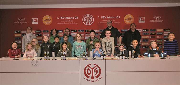 Hinter die Kulissen eines Bundesligavereins führte der Weg am zweiten Tag.privat